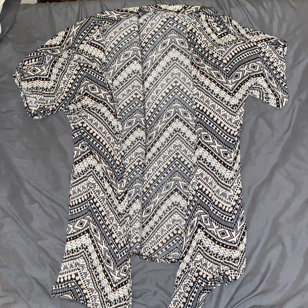 Tribal Pattern Long Cardigan